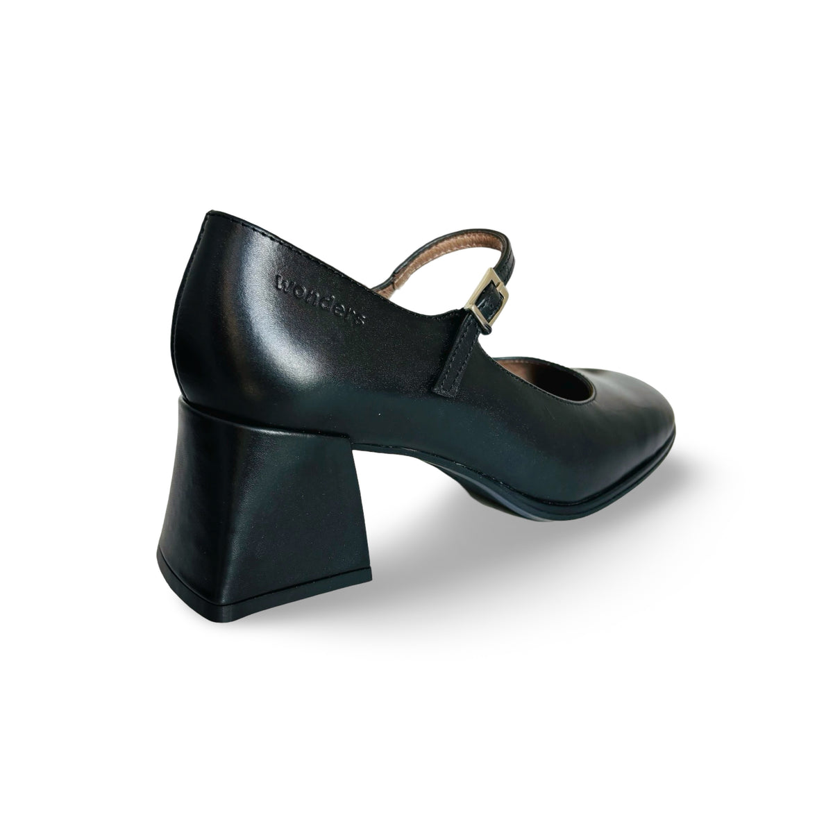 Wonders H5711 Black Leather Mary-Jane - Lord's Shoes & Apparel