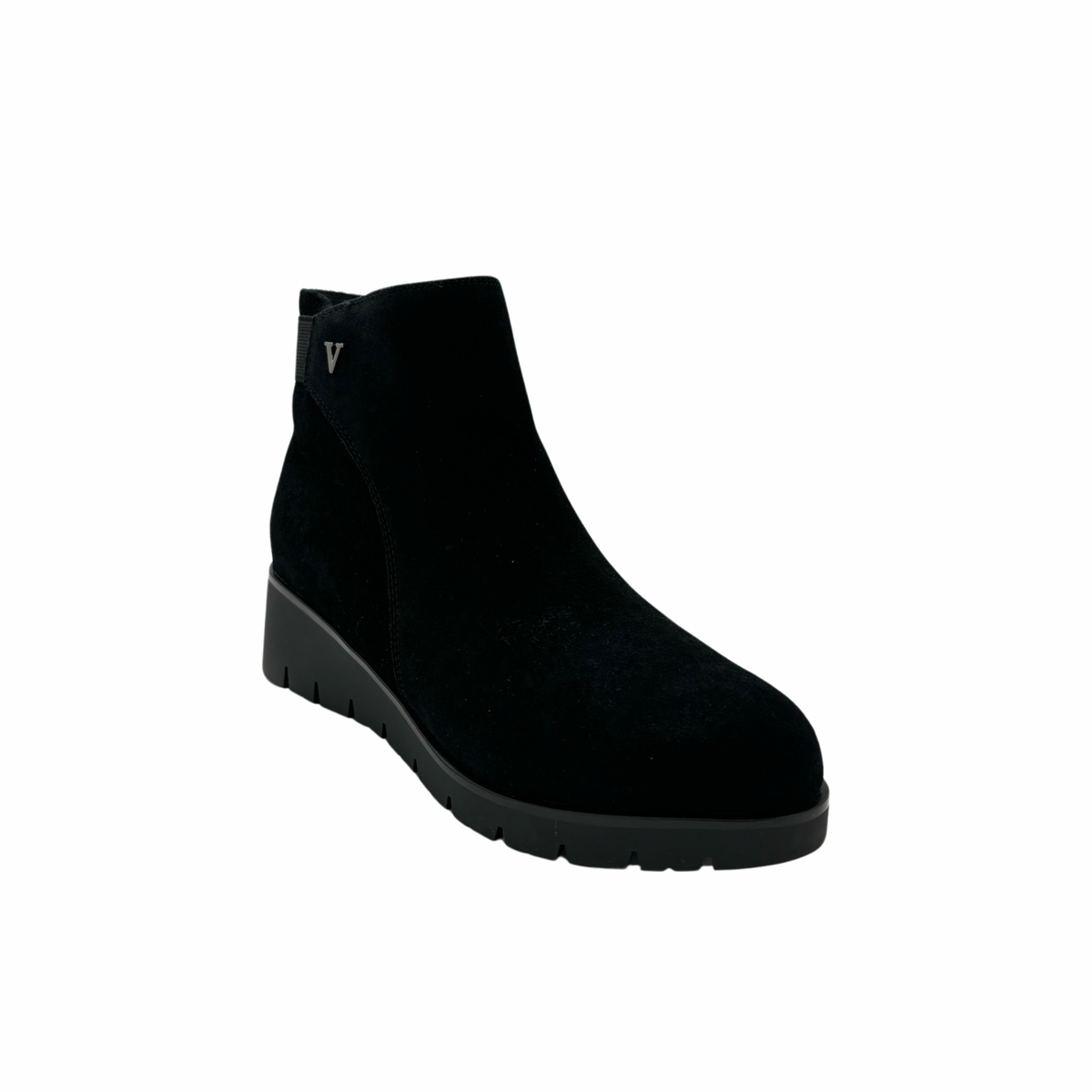 Black suede waterproof boots online