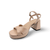 G6803 Nude Platform Sandal