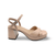 G6803 Nude Platform Sandal