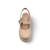 E7111 Nude Patent Slingback Platform