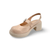 E7111 Nude Patent Slingback Platform