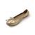 A61112 Gold Ballet Flat