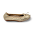 A61112 Gold Ballet Flat