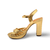 Bri-Caneti Gold Metallic Sandal