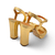 Bri-Caneti Gold Metallic Sandal