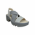 TAJI502 Silver/Grey Crossover Sandal