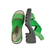 TAJI502 Green Crossover Sandal