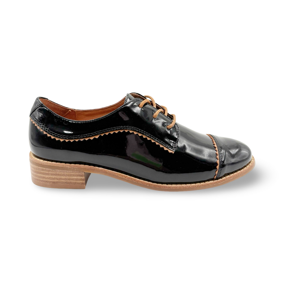 Tamara London Alpopo Black Patent Flat - Lord's Shoes Tamara London Alpopo Black Patent Flat - Lord's Shoes