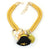 Yellow Rope Flower Necklace