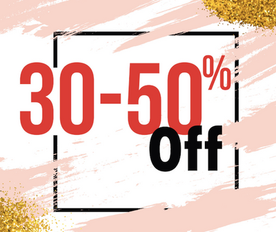 30-50% off entire store