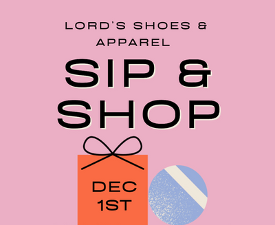 Sip & Shop- Nov 15th and Dec 1st! FREE gift with purchase!
