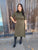 PA5179 Olive Green Sense Dress