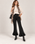 33783 Black Pull On Volante Trouser