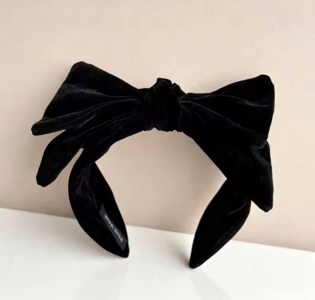 Black Velvet Headband