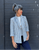 Elsa Blue White Grey Blazer