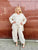 87194 Cream Fringe Jacket