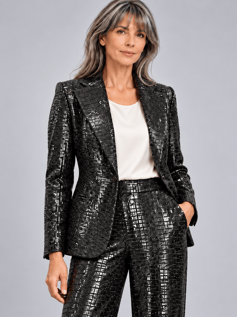 33858 Helen Sequin Blazer