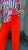 32213 Bettina Orange Elastic Waist Trouser