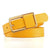 Mustard Vegan Leather Belt