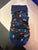 Purple Heart Mesh Sock