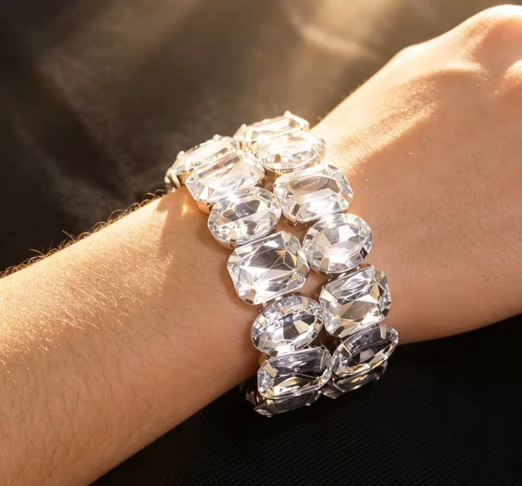 Christine Chubky Crystal Cuff