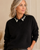 Holly Black Rhinestone Dickie