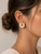 White Beaded Earring