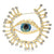 Blue Mini Evil Eye Brooch