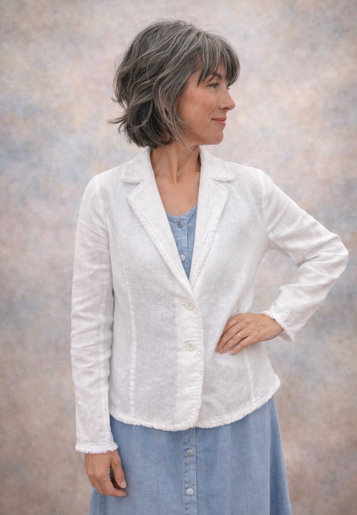 FO8330 White Festival Jacket