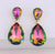 Rainbow Crystal Drop Earring