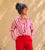 33274 Beti Red Trouser