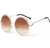 Chloe Round Amber Sunglasses