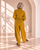 777038 Mustard Luc Pull-On Trouser