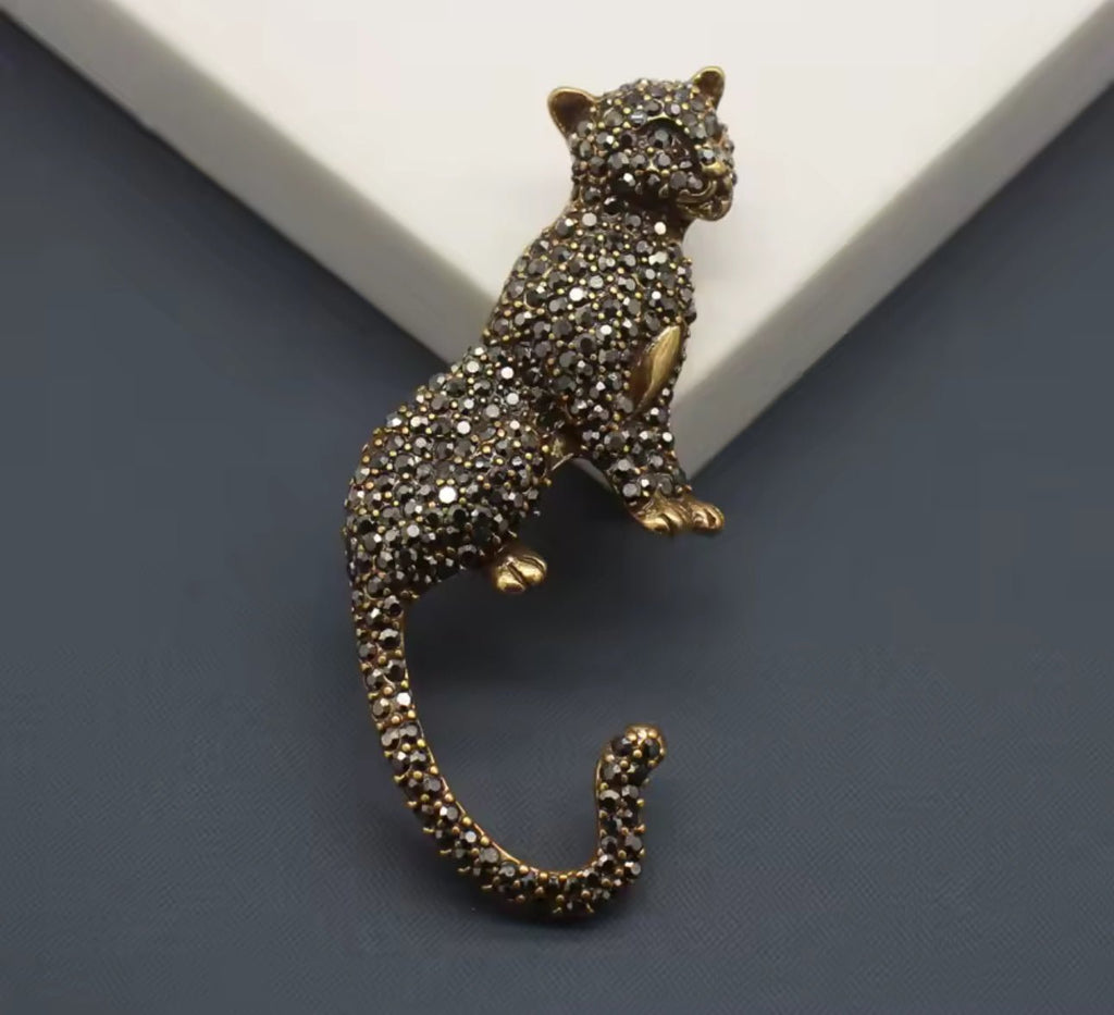 Dark Panther Brooch