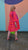 80-25 Hot Pink/Orange Cotton Dress