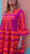 80-25 Hot Pink/Orange Cotton Dress
