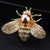 Gold/Pink Mini Bee Brooch