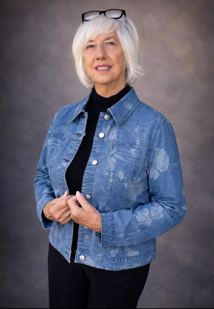 A47406 Blue Mix Reversible Jacket