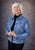 A47406 Blue Mix Reversible Jacket