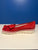 Marta Red Low Wedge