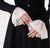 Tessa White Lace Ruffled Faux Cuffs