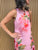 50337 Floral Halter Dress