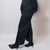 W25144L Black Turn Up Pocket Trouser