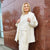 87194 Cream Fringe Jacket