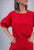 83747 Red Adjustable Waiste Cotton Top
