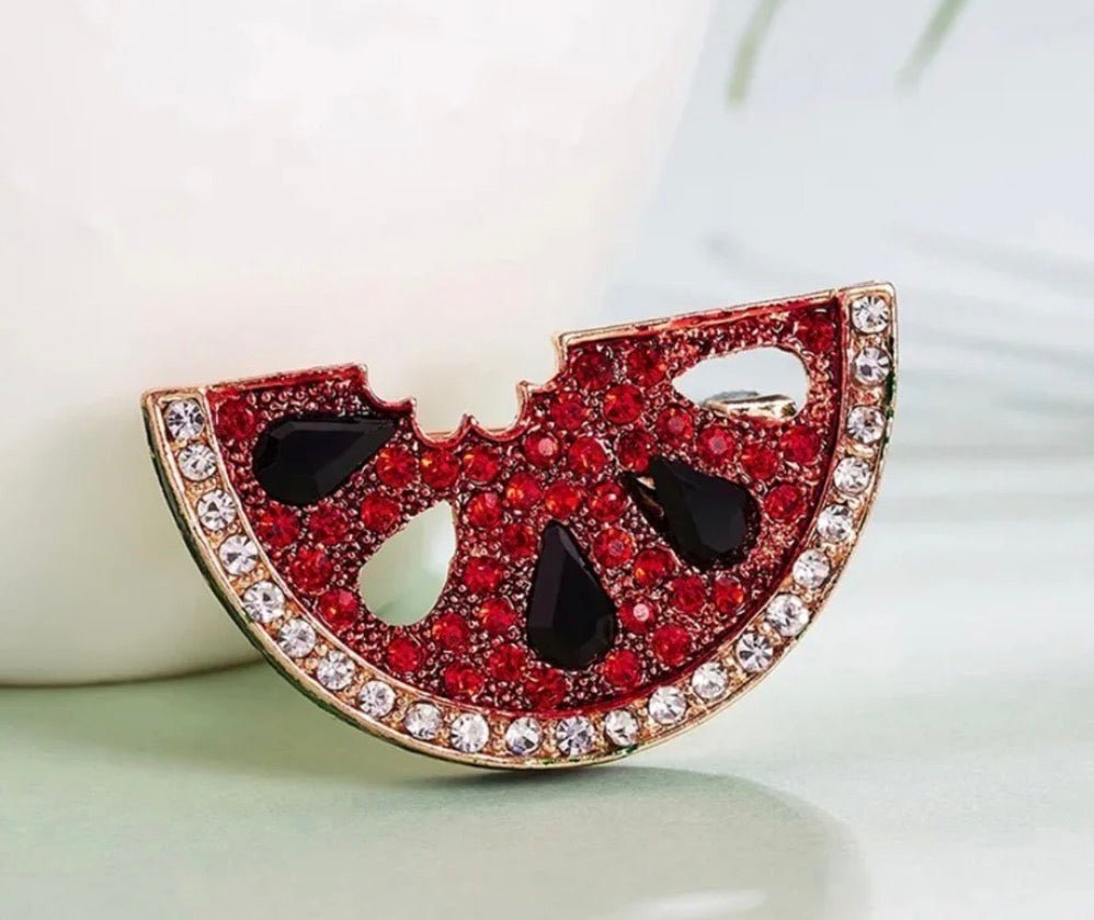 Watermelon Slice Brooch