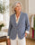 33360 Hillary Blue/White Gingham Jacket