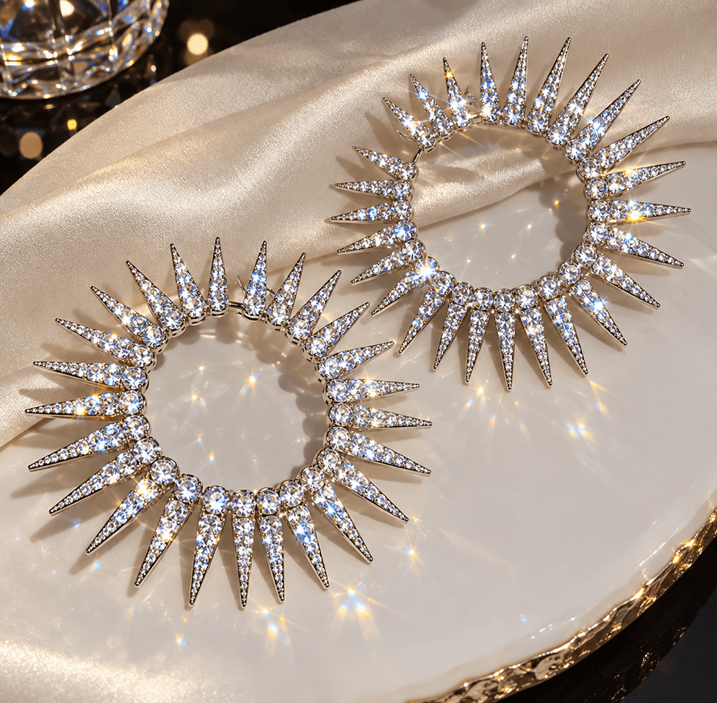 Clark Large Rhinestone Statment Earring
