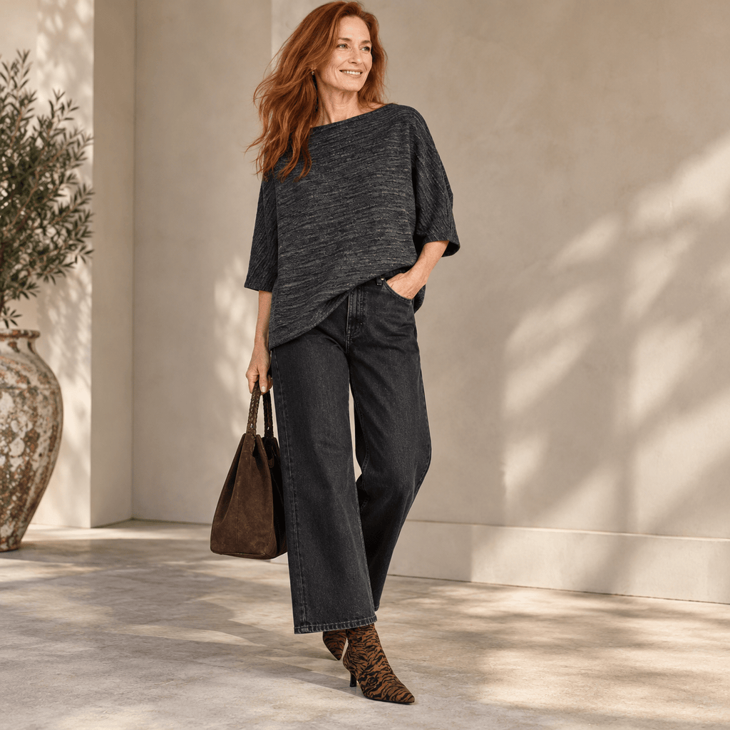 UT258G Urban Heather Graphite Top